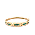 Modernist Yellow Gold Openwork Band Ring