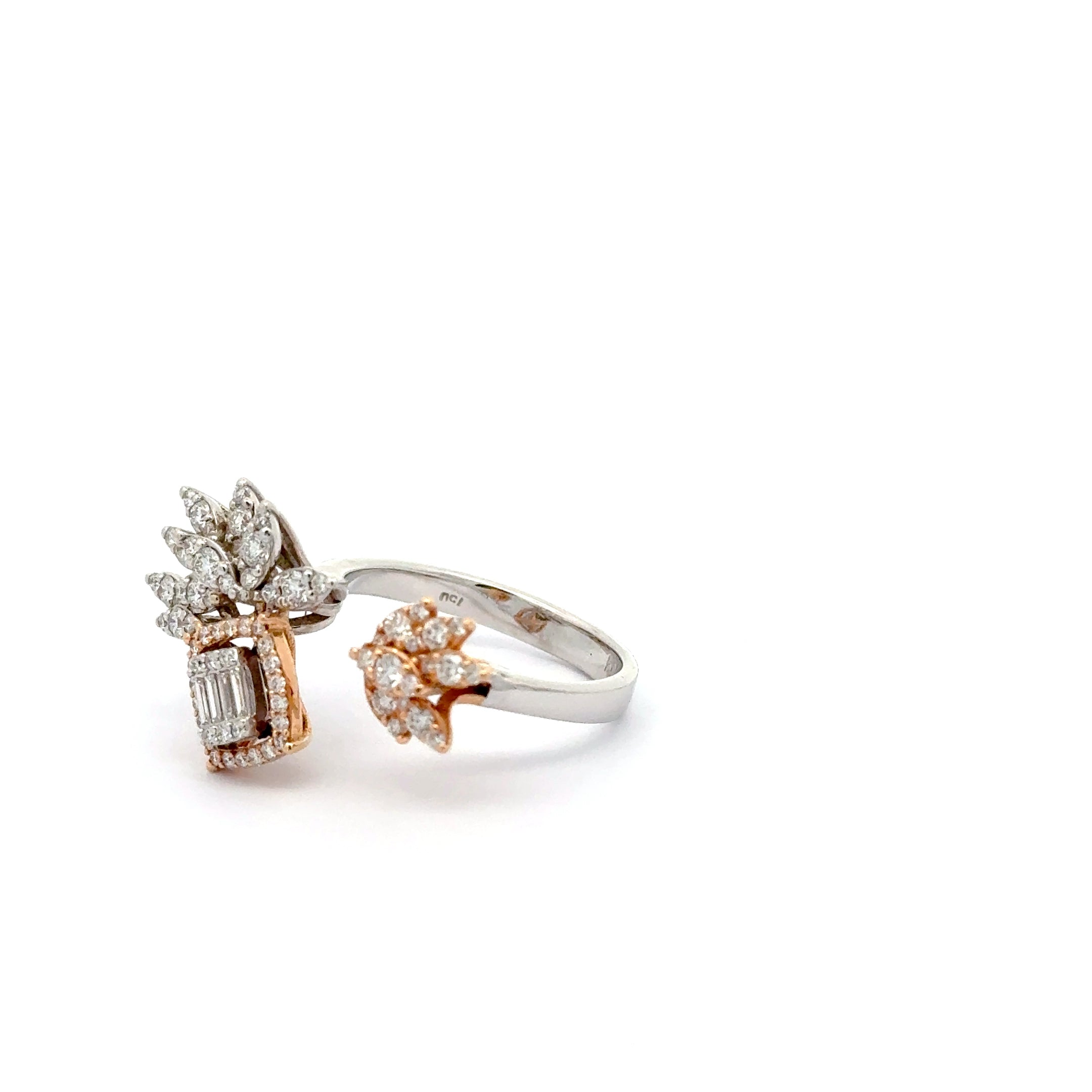 Rose Gold Diamond Cocktail Ring