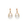 Rose Gold Diamond Drop Earrings