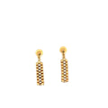 Elegant Yellow Gold Dangle Earrings