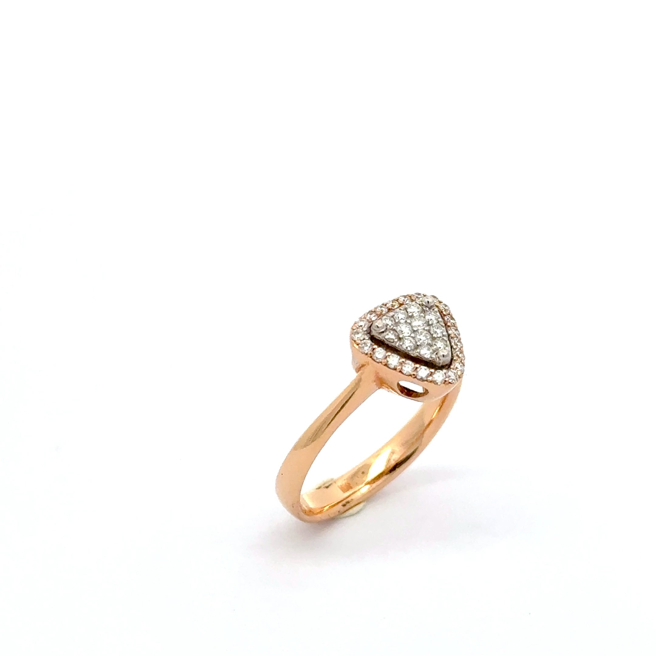 Rose Gold Diamond Multistone Ring