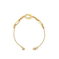Contemporary Yellow Gold Link Chain Bracelet
