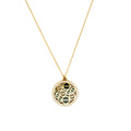 Diamond-Accented Yellow Gold Chain Necklace