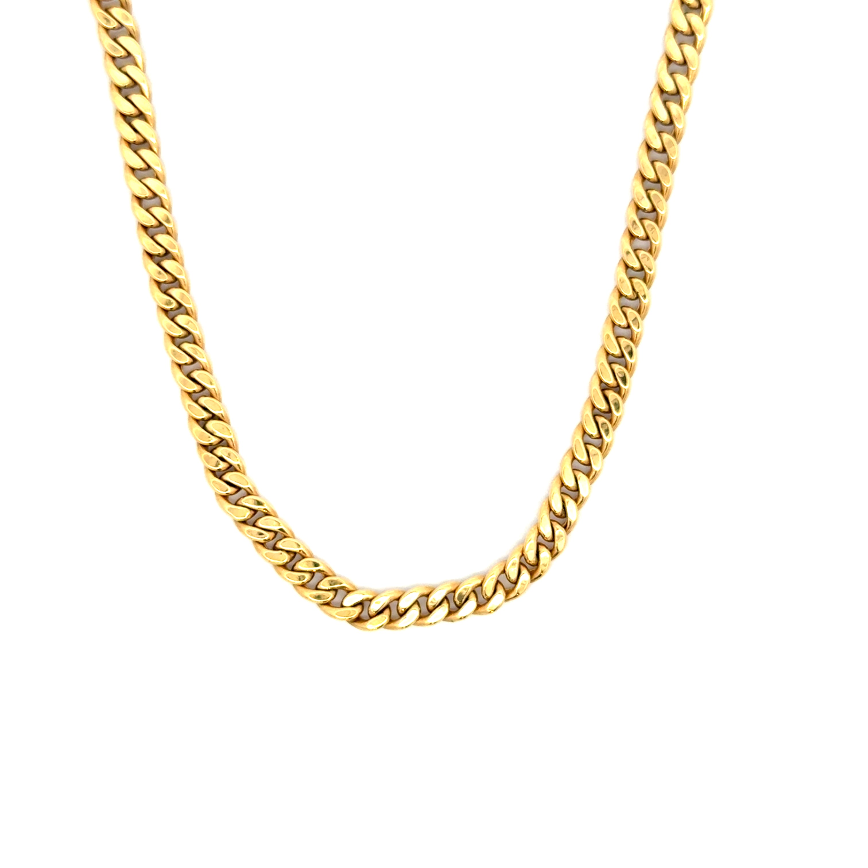 Classic Yellow Gold Chain Necklace