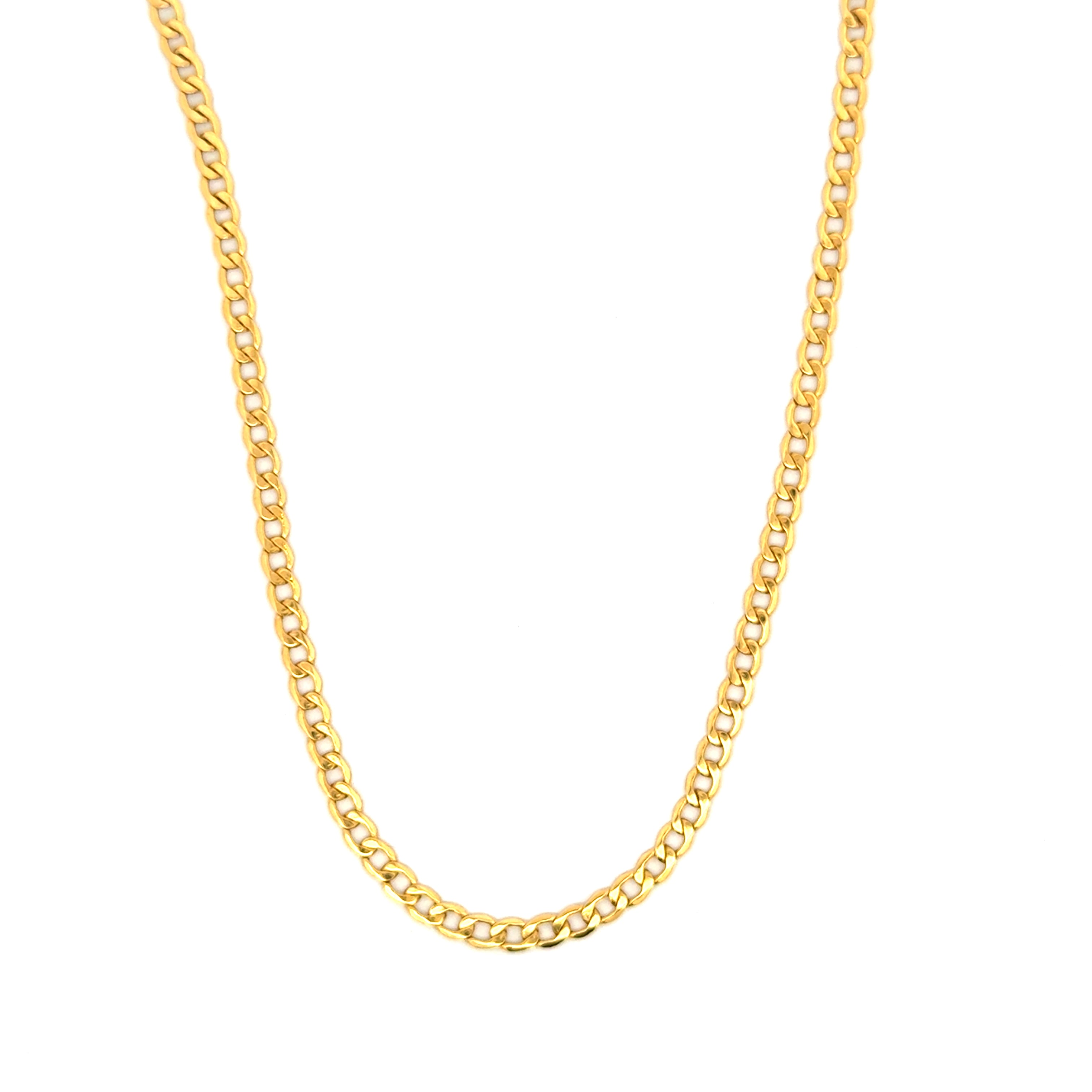 Classic Yellow Gold Chain Necklace