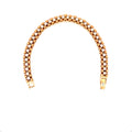 Rose Gold Chain Bracelet with Decorative Engravings