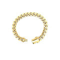 Bold Yellow Gold Chain Bracelet