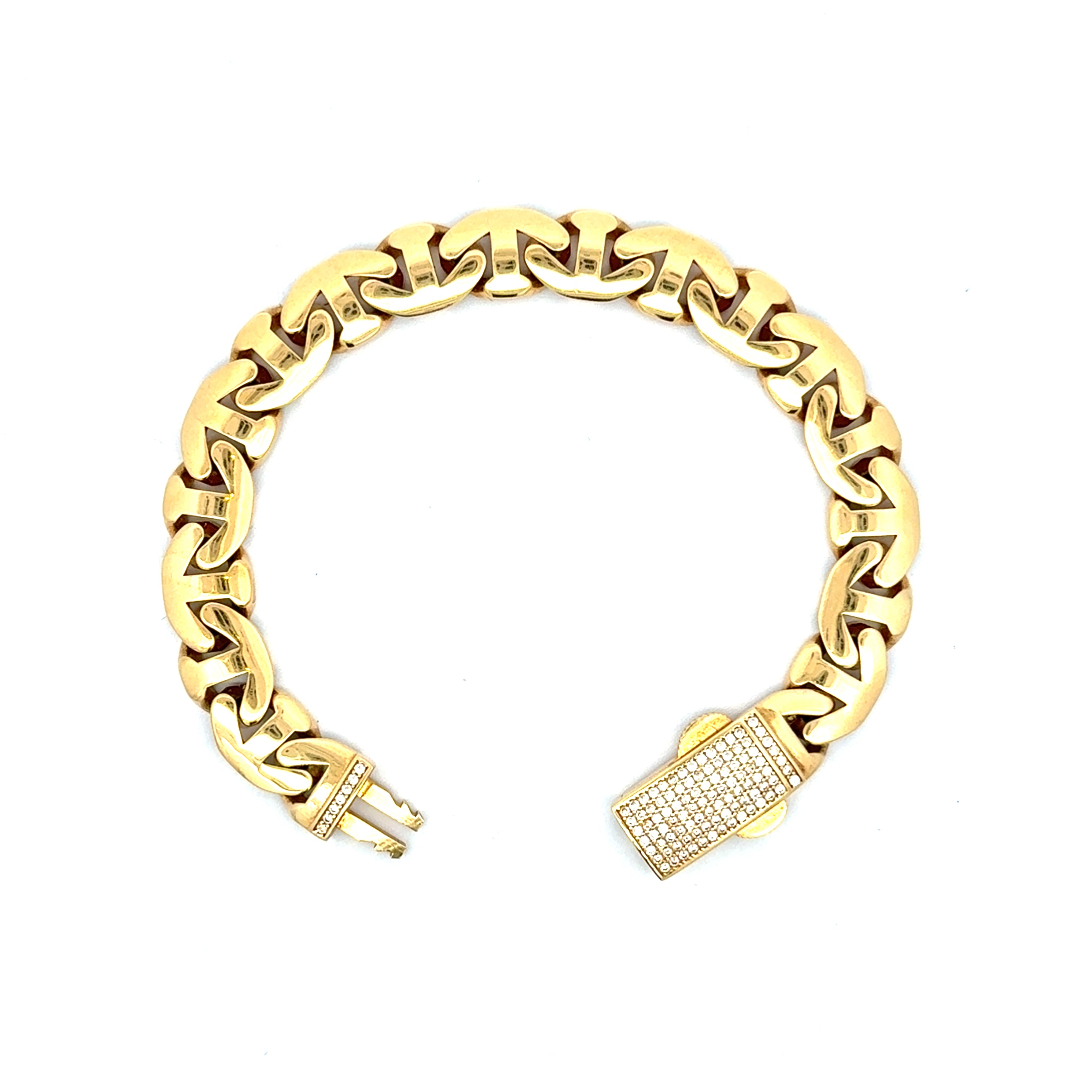 Yellow Gold Mariner Link Bracelet