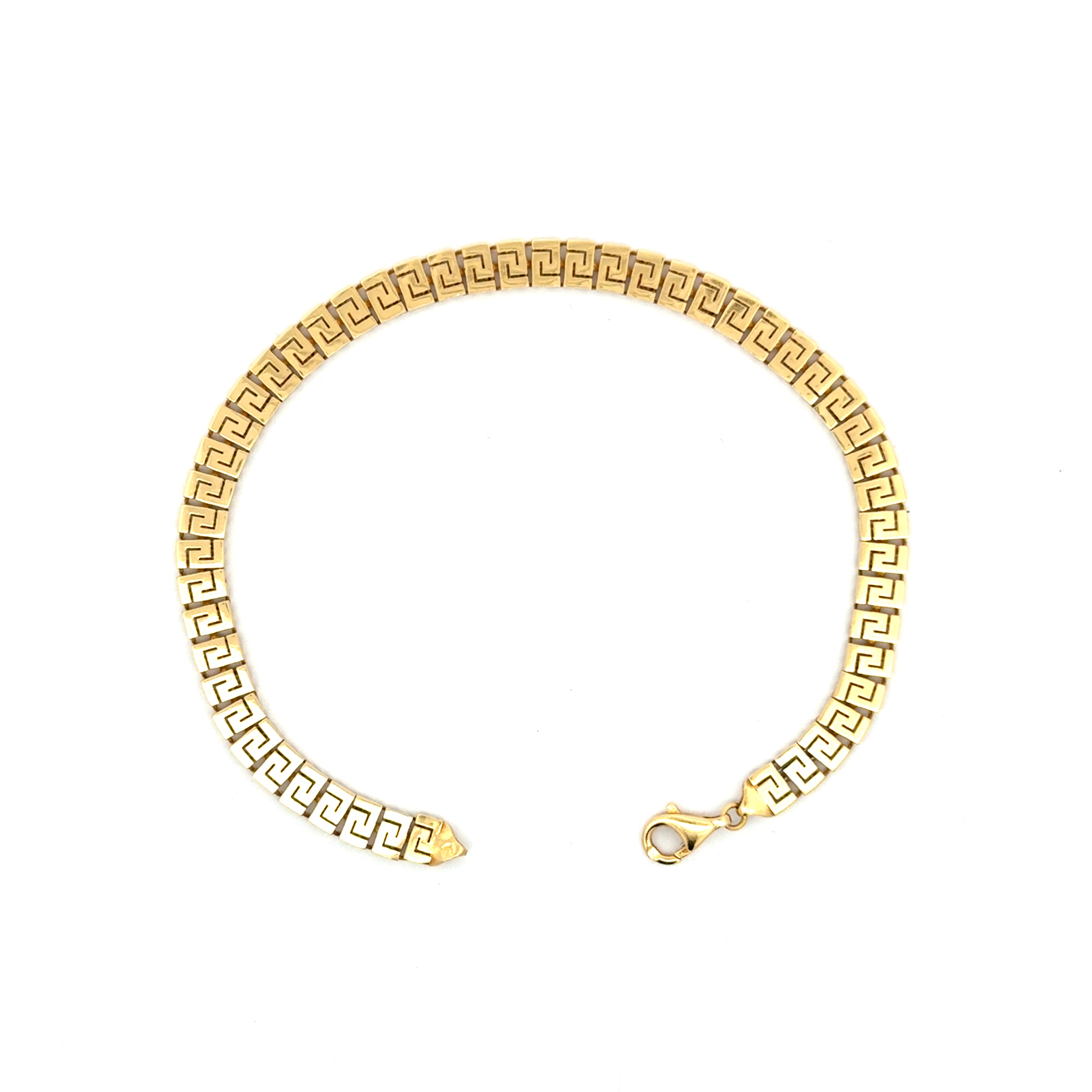 Greek Key Chain Bracelet