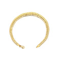 Elegant Yellow Gold Segmented Bracelet