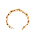 Stylish Rose Gold Chain Link Bracelet