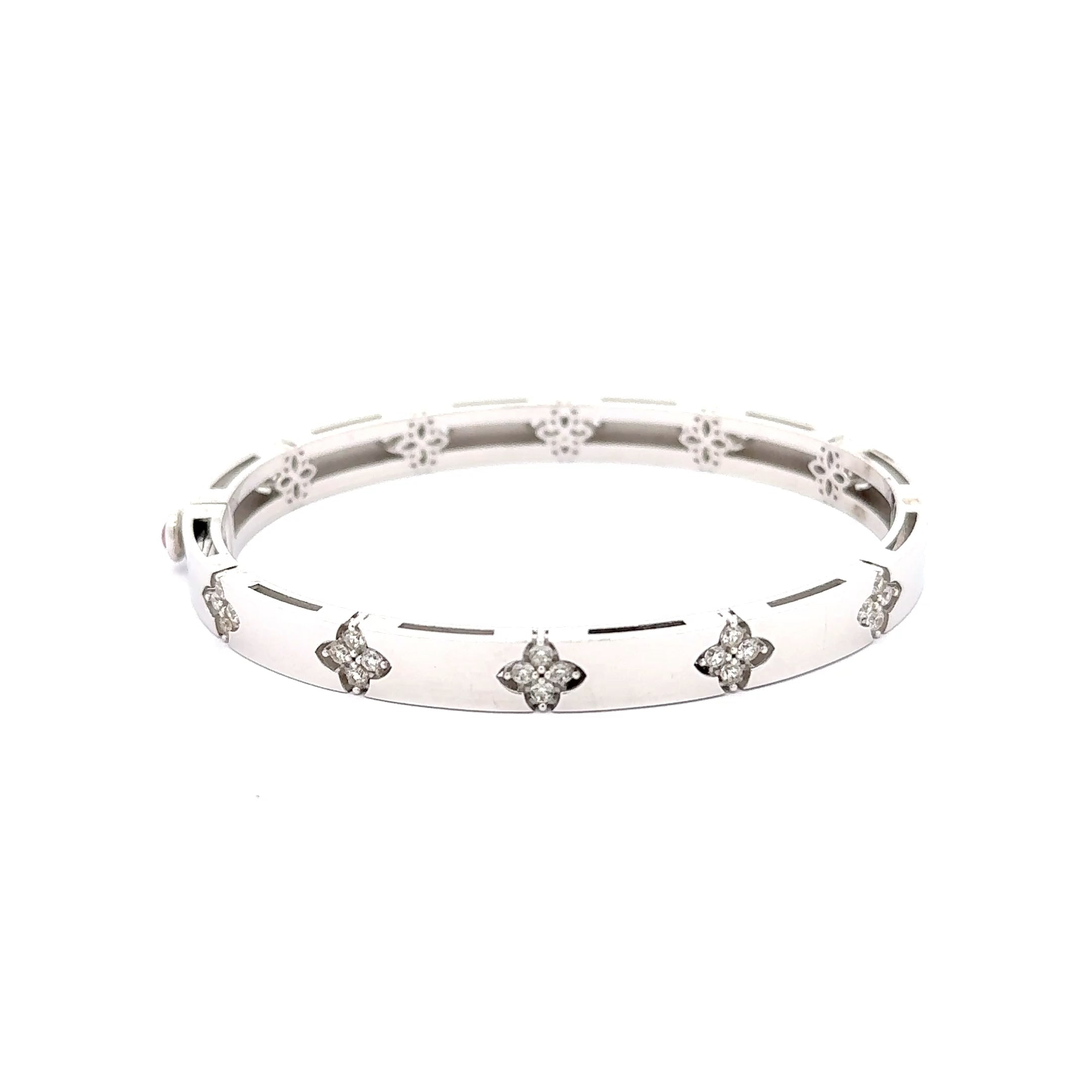 White Gold Bangle