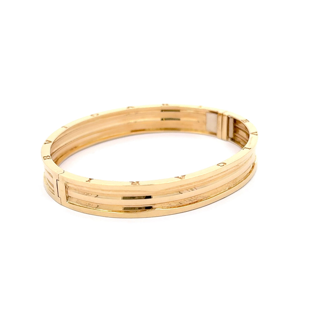 Elegant Yellow Gold Designer Bangle