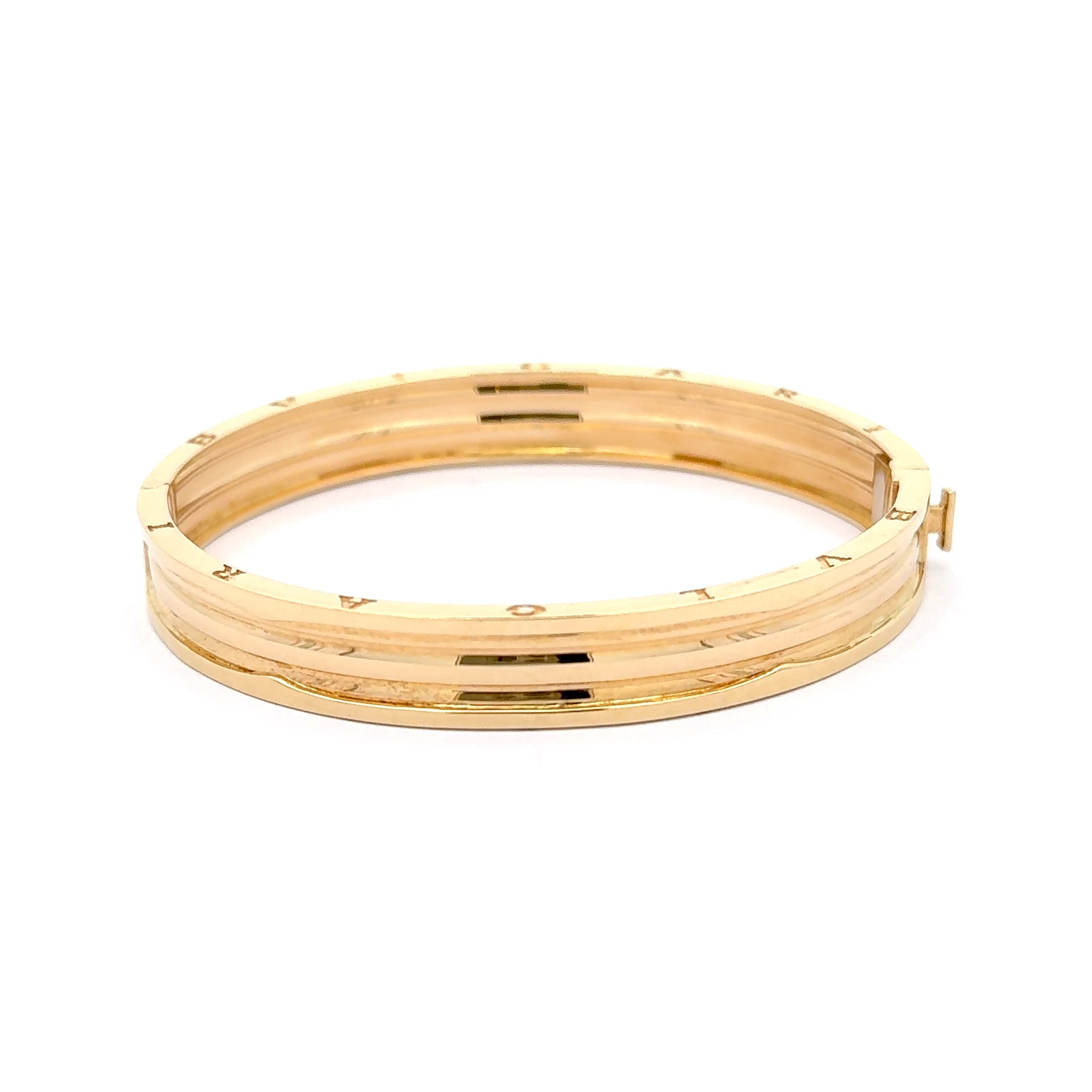Elegant Yellow Gold Designer Bangle