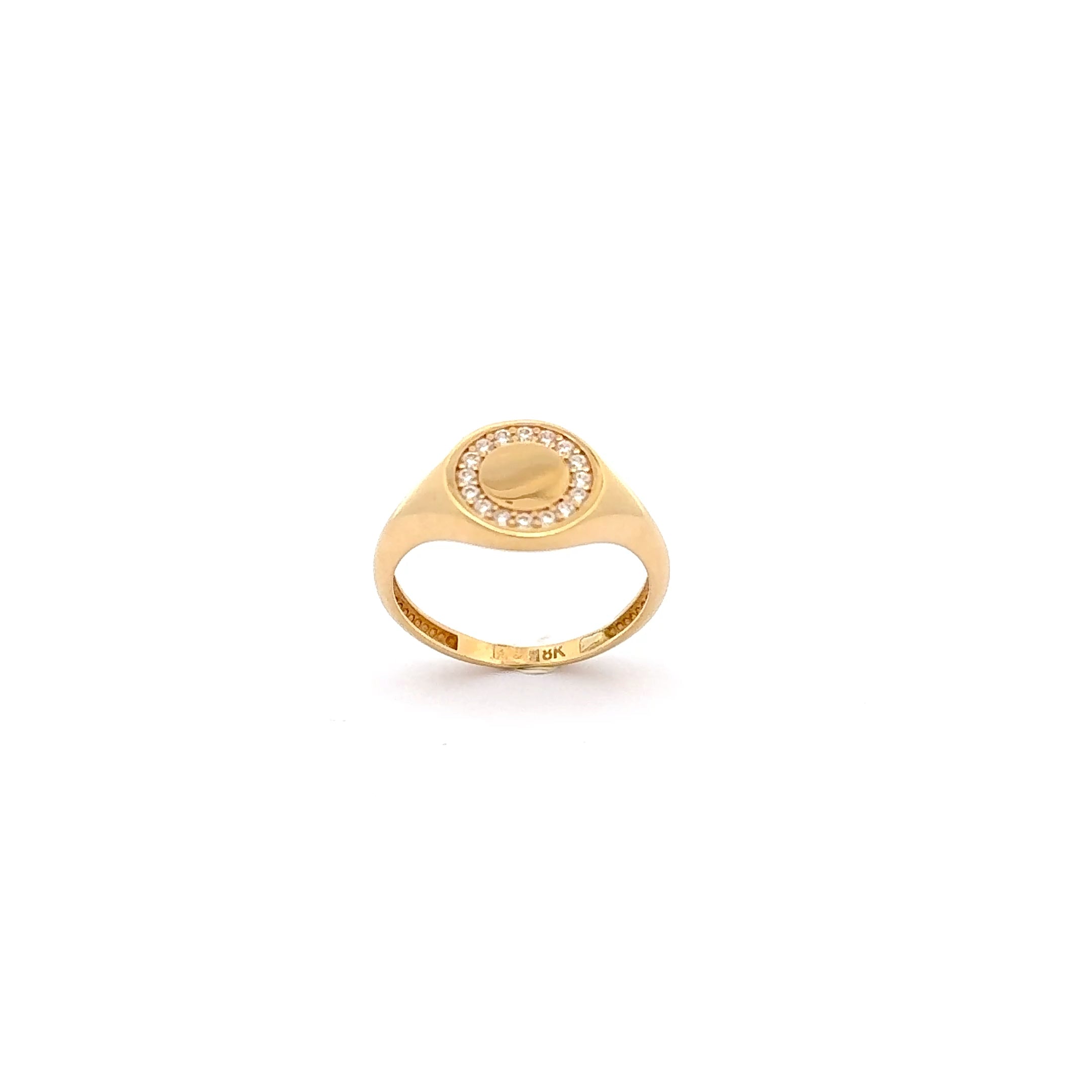 Yellow Gold  Signet Ring