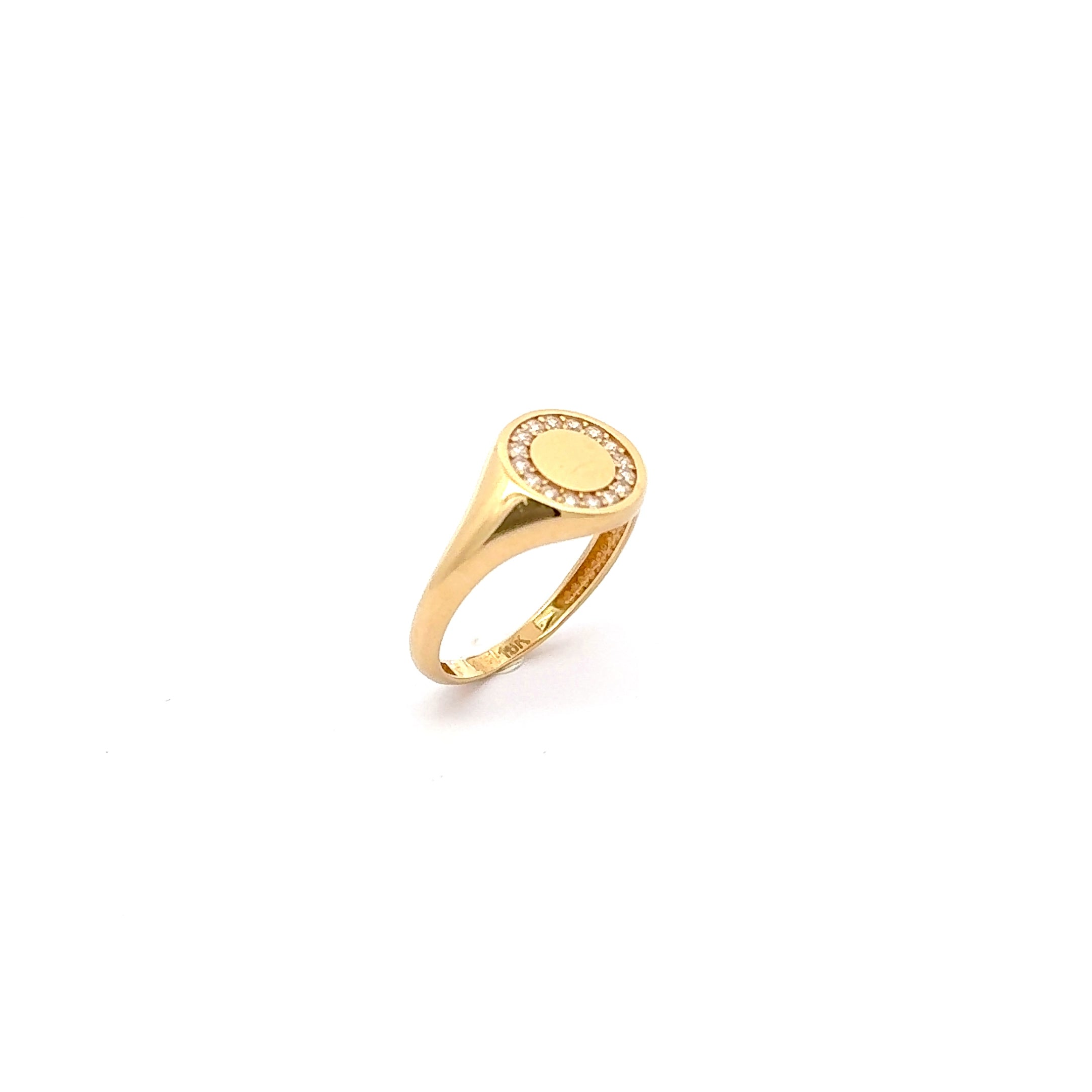 Yellow Gold  Signet Ring