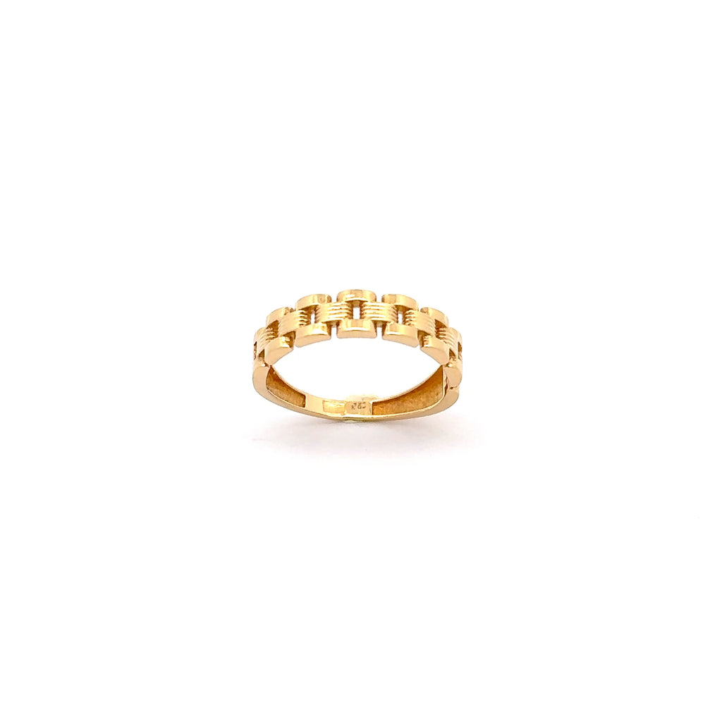 Yellow Gold Statement Band Ring