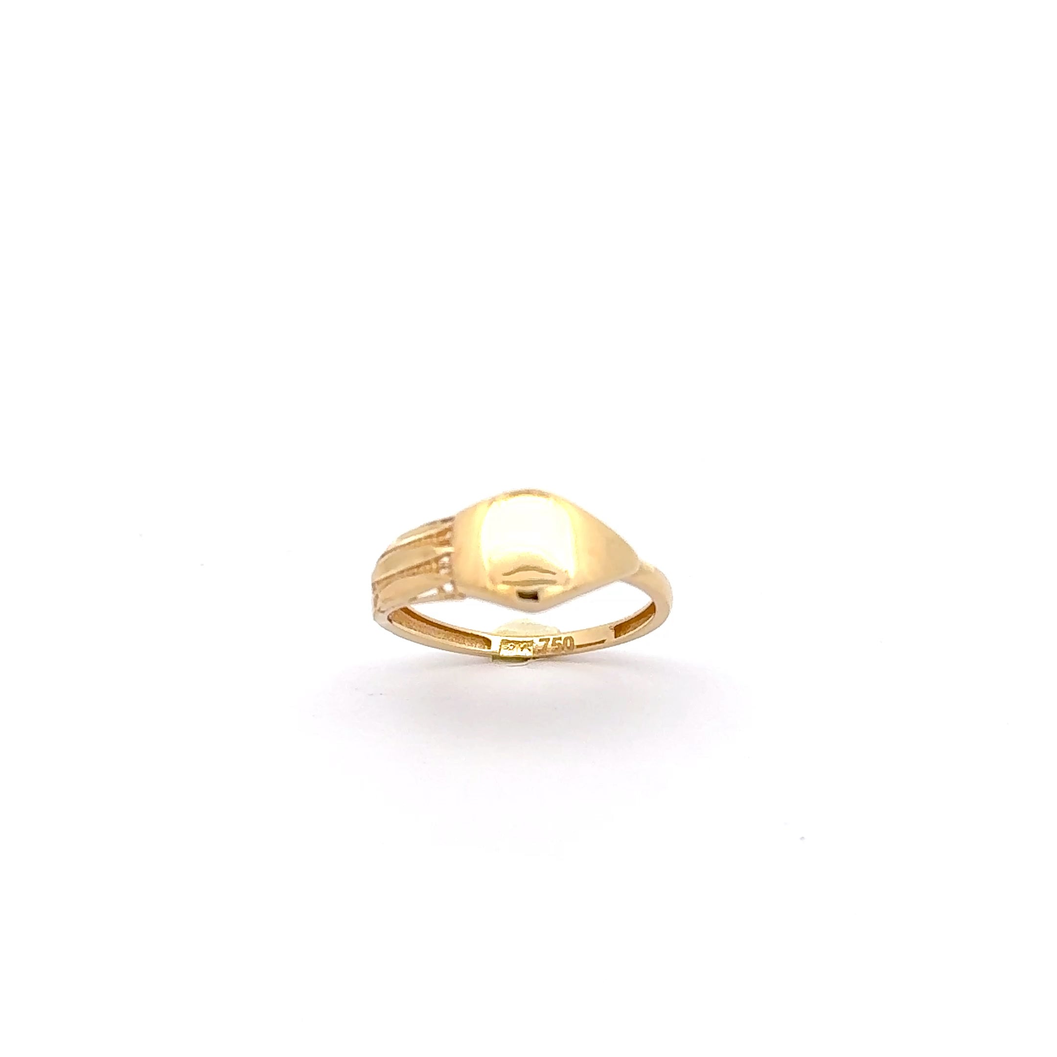 Classic Yellow Gold Signet Ring