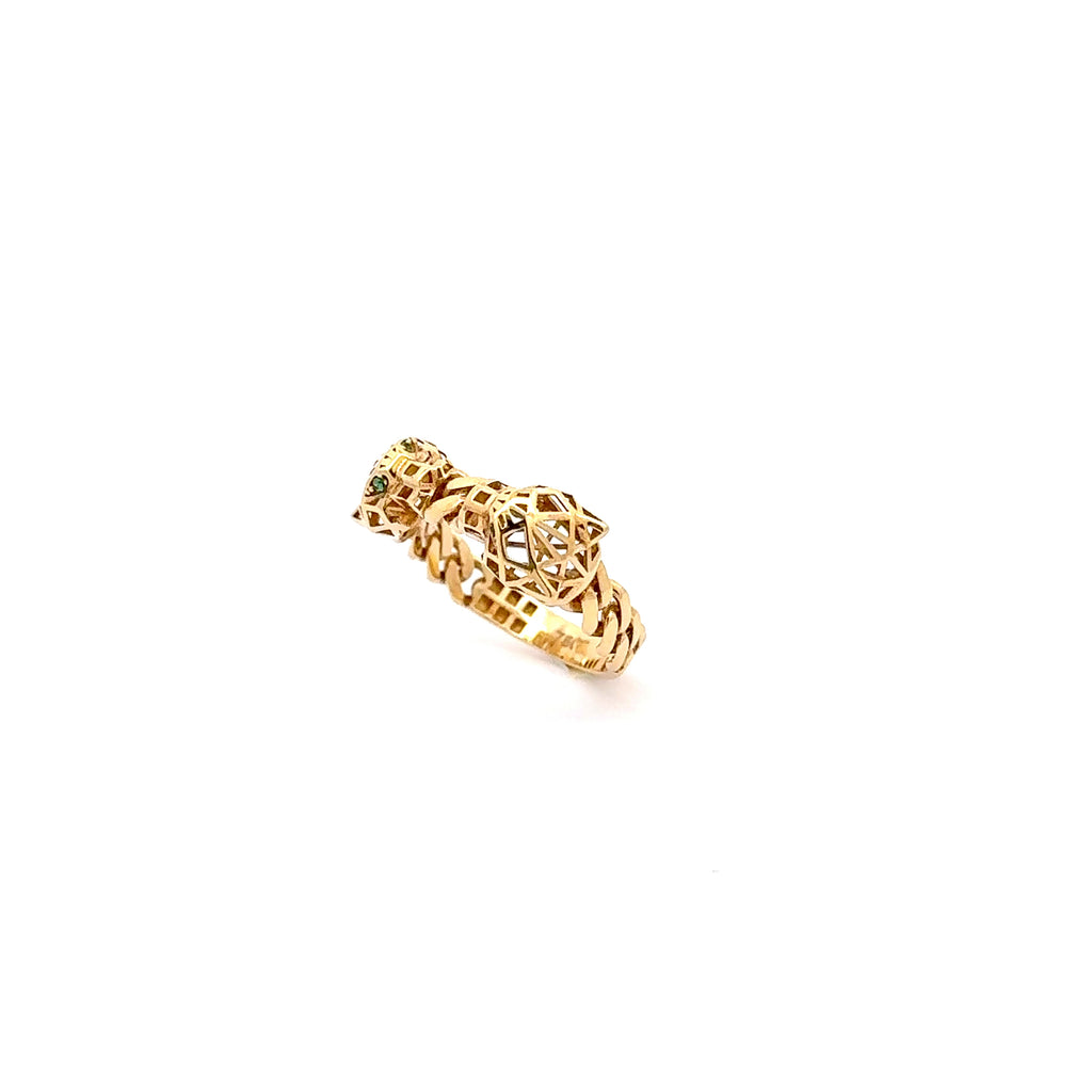 Yellow Gold Jaguar Ring