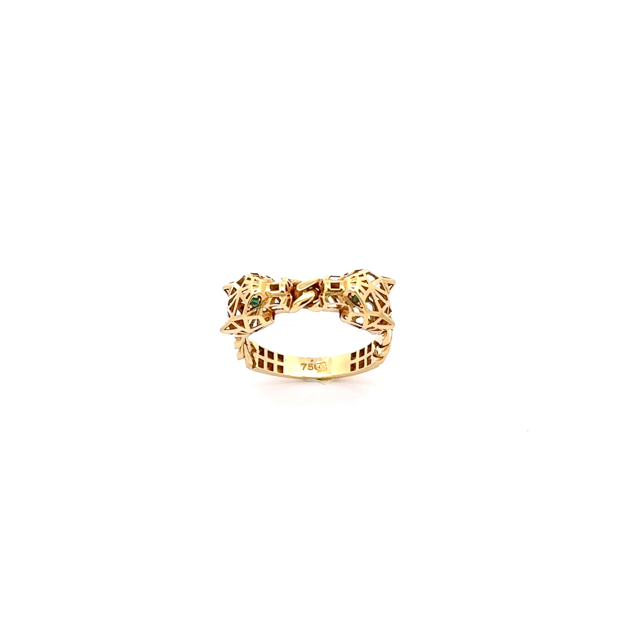 Yellow Gold Jaguar Ring