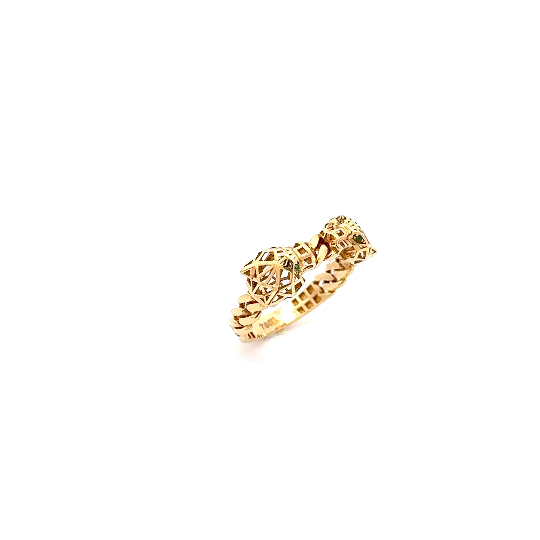 Yellow Gold Jaguar Ring
