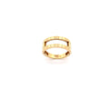 Modern Yellow Gold Band ring